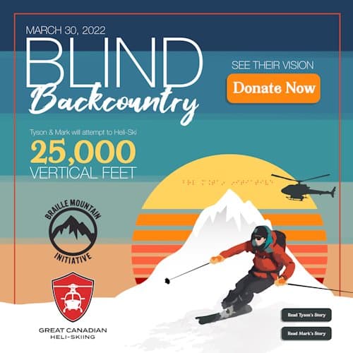 Poster of event called Blind Backcountry at March 30, 2022