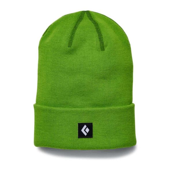 Toque or ski hat, lime green color, unisex made by black diamond.