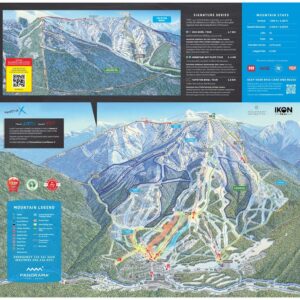 Panorama Resort Winter Ski Map